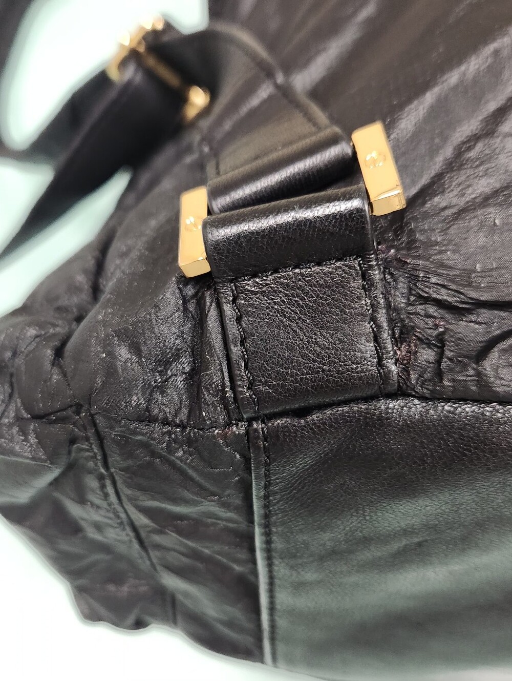 Tory Burch Black Backpack with Gold Hardware - Picture 6 of 12
